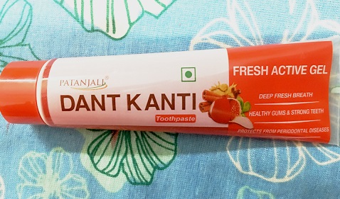 Patanjali dant kanti active fresh gel