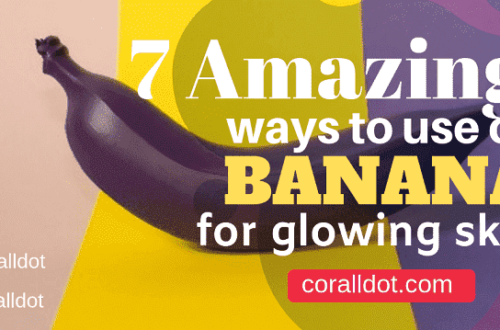 use of banana for glowing skin